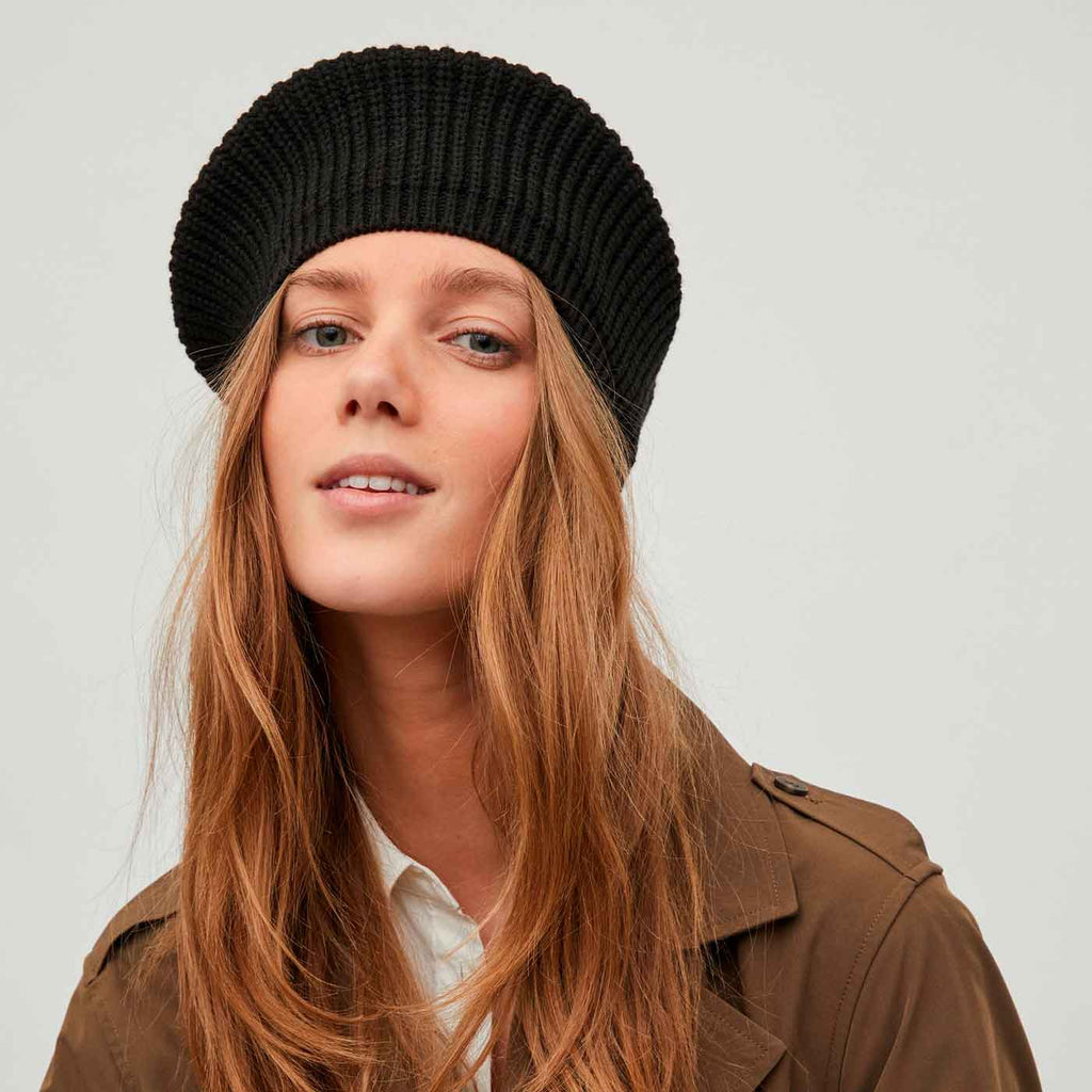 VILA - BERET - DREMA 14078707 - SORT