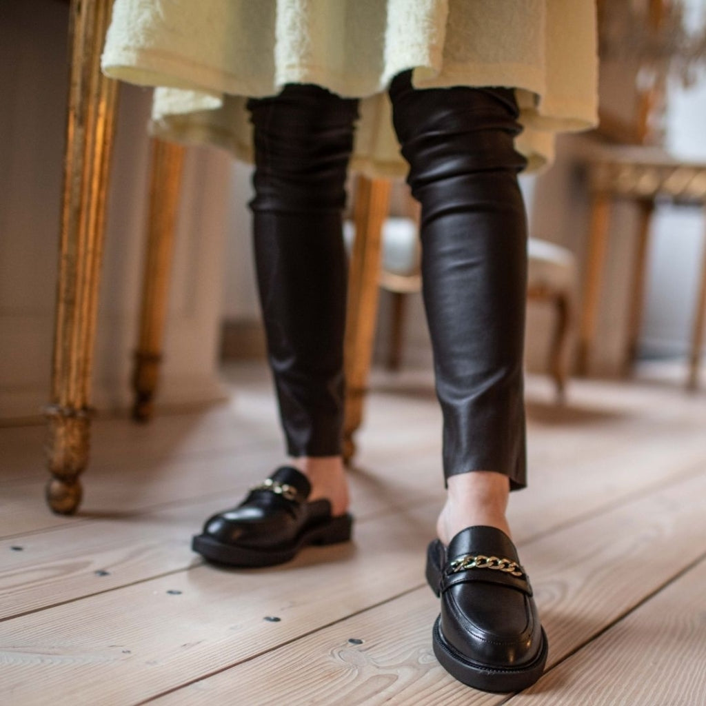 COPENHAGEN SHOES - LOAFERS - MY VIBES CHAIN - SORT