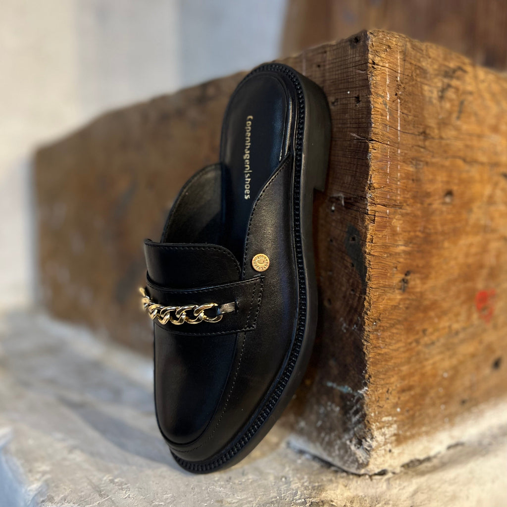 COPENHAGEN SHOES - LOAFERS - MY VIBES CHAIN - SORT