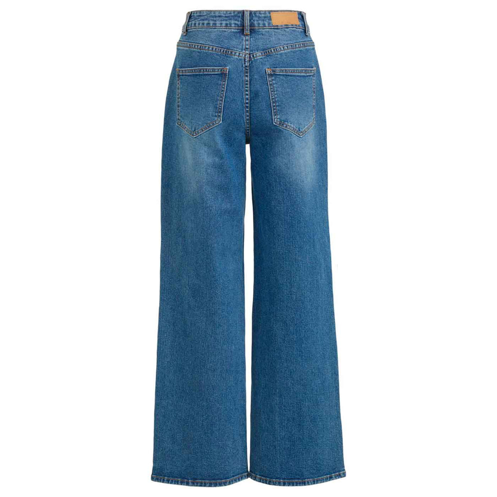VILA - JEANS - WIDER HW - MEDIUM BLUE