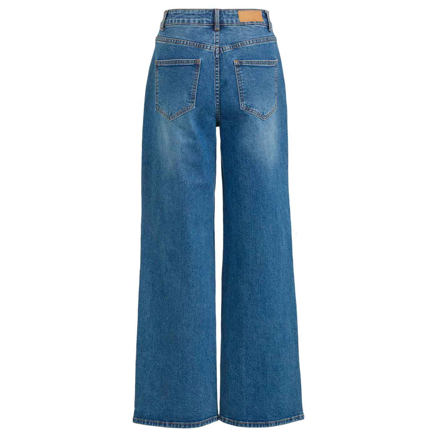 VILA - JEANS - WIDER HW - MEDIUM BLUE